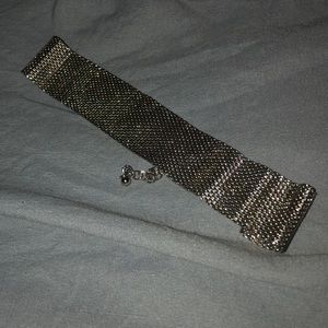 Sparkly metallic choker never worn